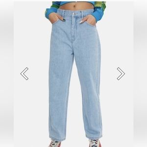 Afends Jeans Size 8 Hemp Revolution Light Blue